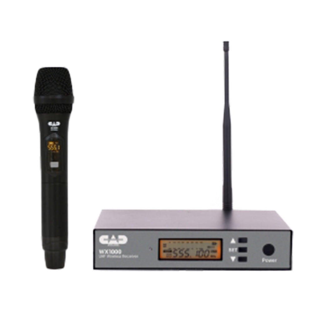 CAD MICRO WX1000HH-U Frequency Agile UHF Wireless Handheld Microphone System-wireless system-CAD AUDIO-Hermes Music